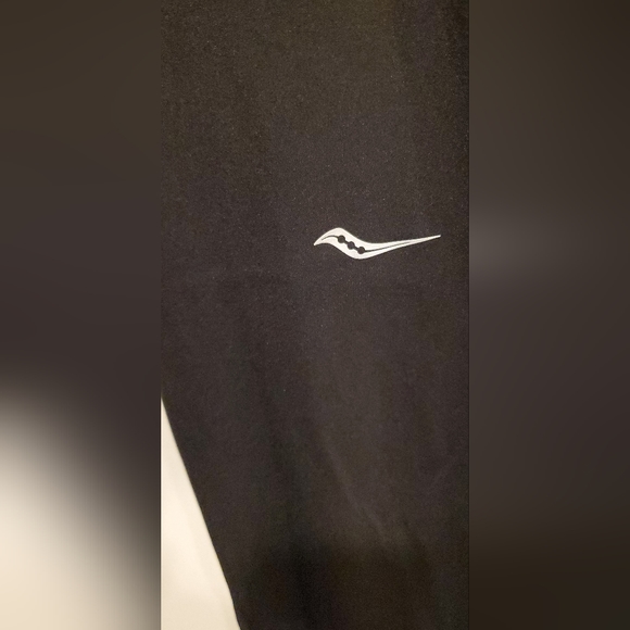 Saucony Men's  Black High Performance Men's Running Thights, Size XL - Picture 6 of 9